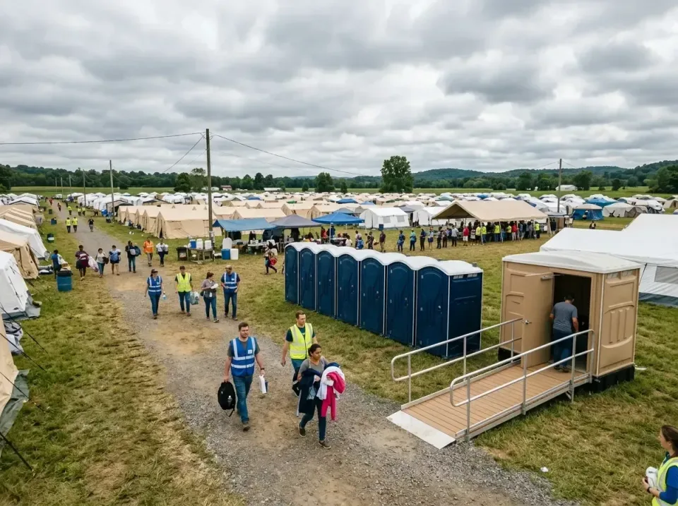 disaster-relief-camp-restrooms-010 — frequently asked questions, Dumpster & Portable Bathrooms Rental in Albion, IL